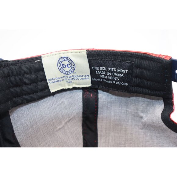 Wonder Woman DC Comics Red & Blue Snapback Hat With Stars OSFM - Picture 6 of 6